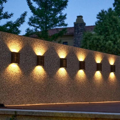 Spark Light™ - Wireless LED wall lights with solar panel Deluxe