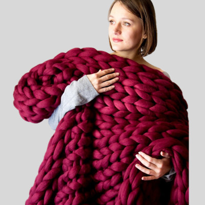 Deluxe Braided Wool Blanket