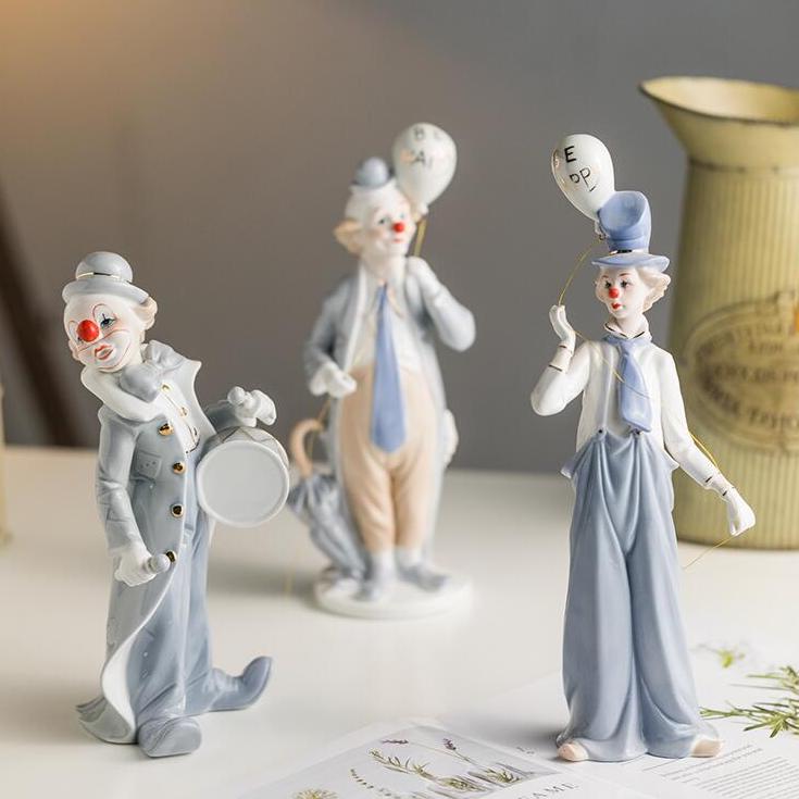 Circus Clown Figurines