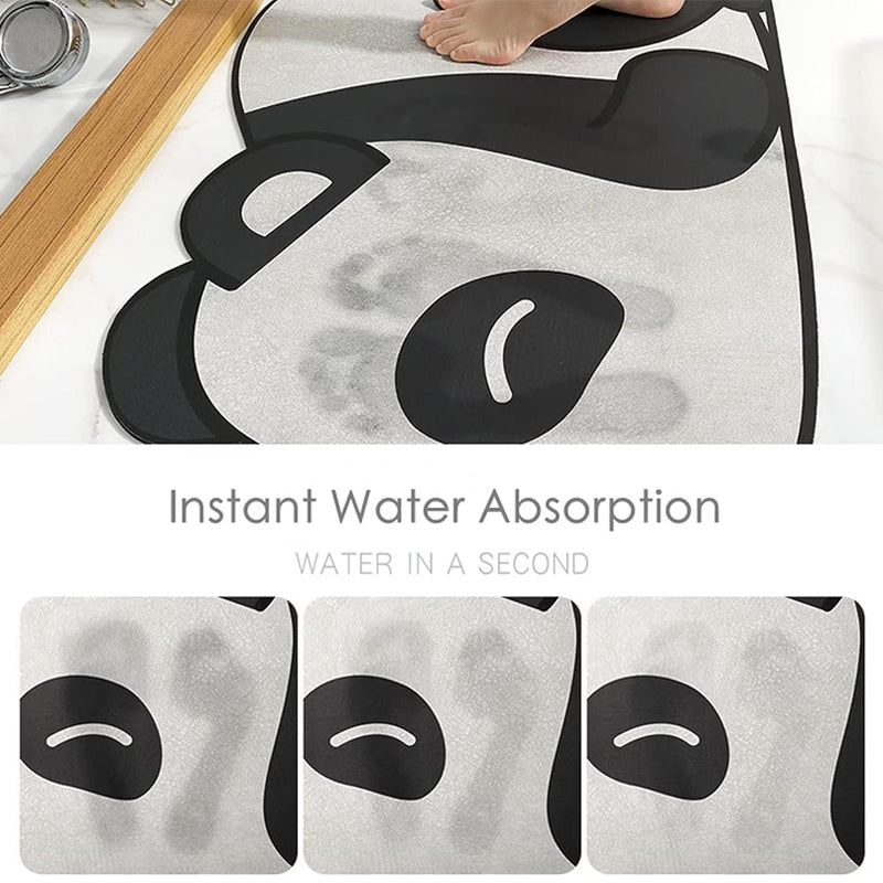 Cartoon Super Absorbent Anti-slip Floor Mat for Bathroom