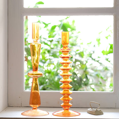 Danish Pastel Colorful Layered Candle Stick