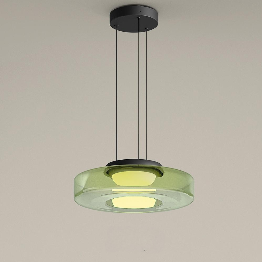 Glass pendant lights in Bauhaus style lamp