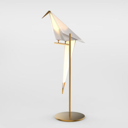 ArtiLicht - Gold Table Lamp with Origami Crane Design