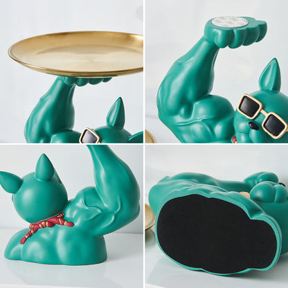 Muscular French Bulldog Candy Tray