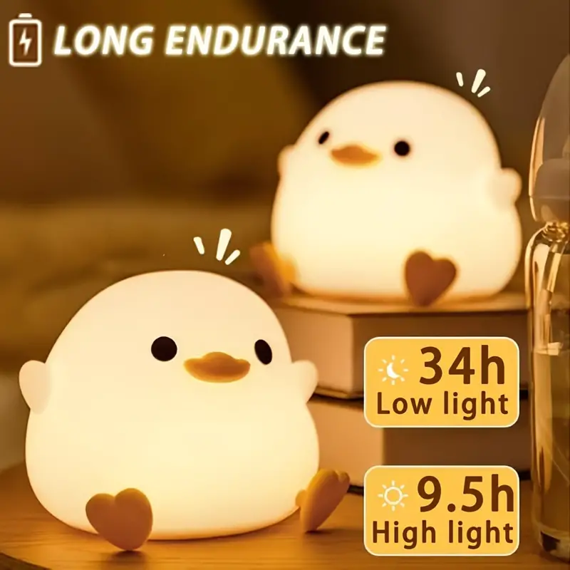 CozyDuck™ Brighten up your child’s room with this adorable LED night light!