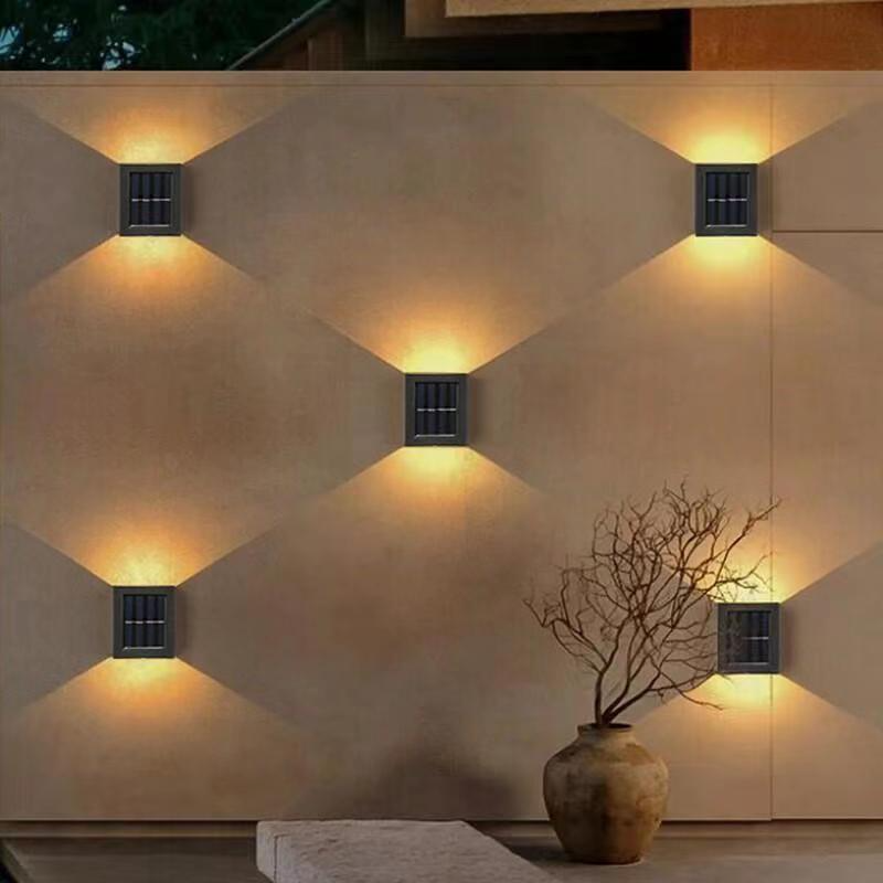 Spark Light™ - Wireless LED wall lights with solar panel Deluxe