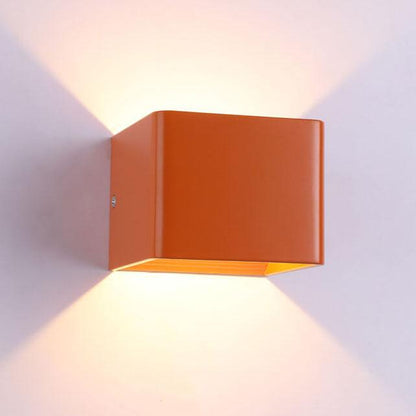 LED Mini Square Wall Lamp Aluminum