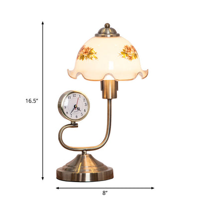 FloraGlow - Country Style Flower Shaped Table Lamp