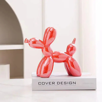 Ceramic Balloon Dog Abstract Ornament