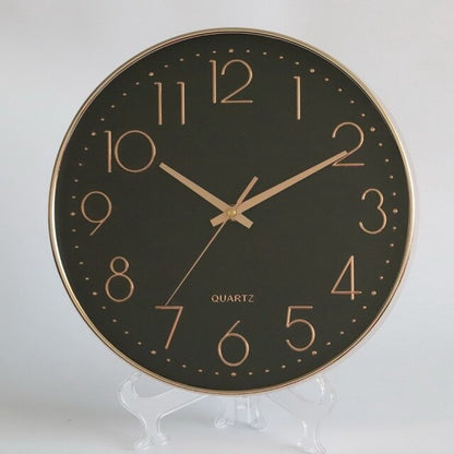 TimeDigits - Digital Rose Gold Wall Clock