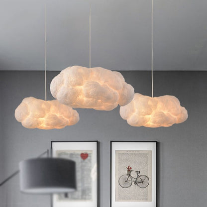 Minori Design Cloud LED Pendant Lamp PVC/Cotton White