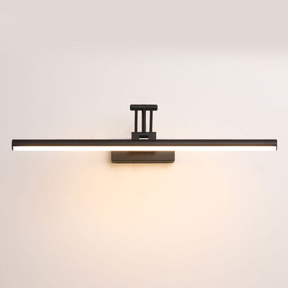 Edge Minimalist LED Wall Lamp Black/White Indoor Bathroom Metal