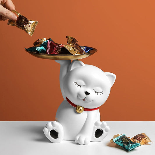 Sleeping Cat Candy Tray