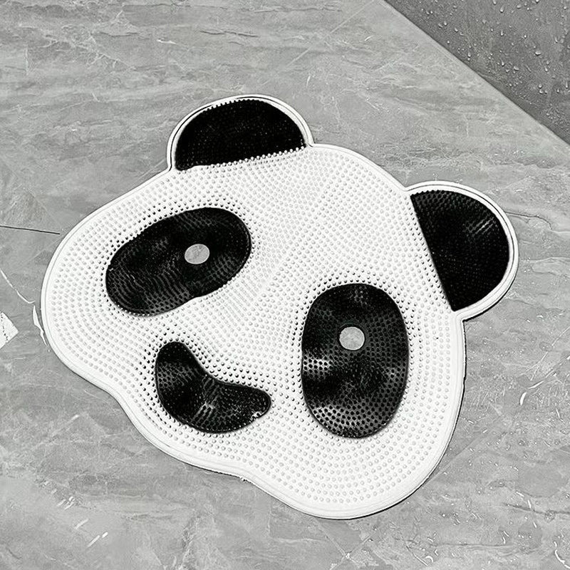 Cute Panda Silicone Bath Massage Mat with Suction Cups