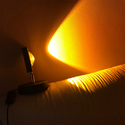 GlowBright - Retro Sunset Table Lamp