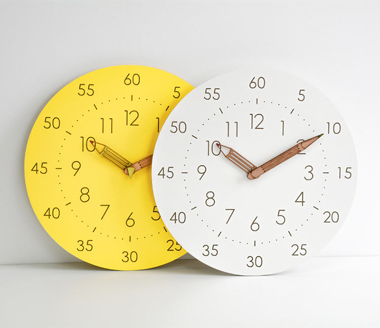 Children's Wall Decoration Clock - Silent and Colorful