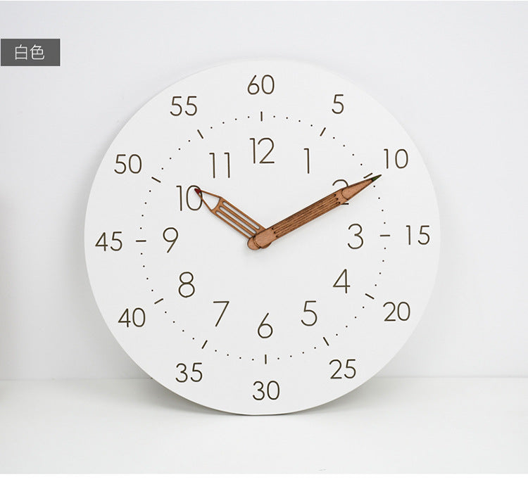 Children's Wall Decoration Clock - Silent and Colorful