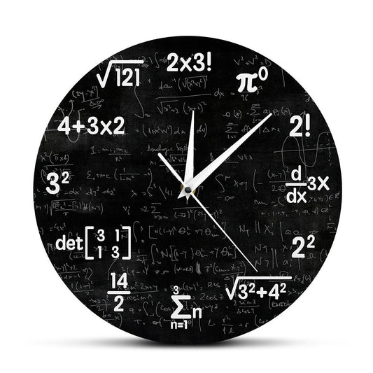 LuminaMath - Mathematical Wall Decor Clock