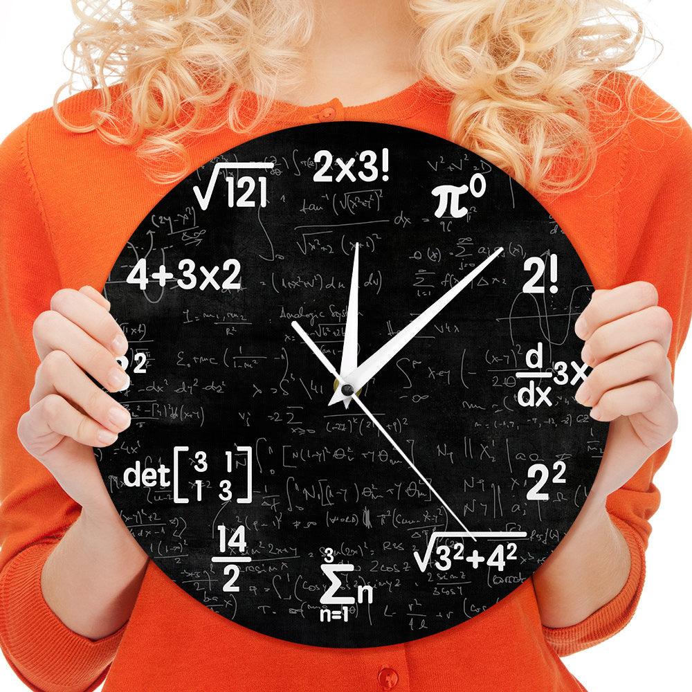 LuminaMath - Mathematical Wall Decor Clock