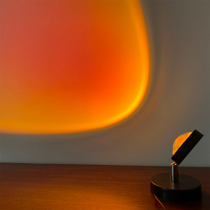 GlowBright - Retro Sunset Table Lamp