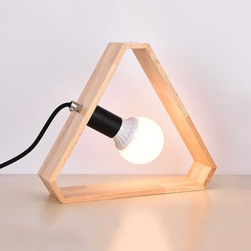 LightStyle - Head Beige Simplicity Table Lamp for Bedroom