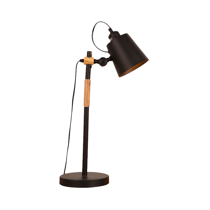 GlowZoë - Industrial Metal Bucket Style Table Lamp