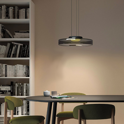 Glass pendant lights in Bauhaus style lamp