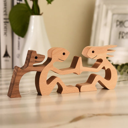 Wooden Lover Figurines