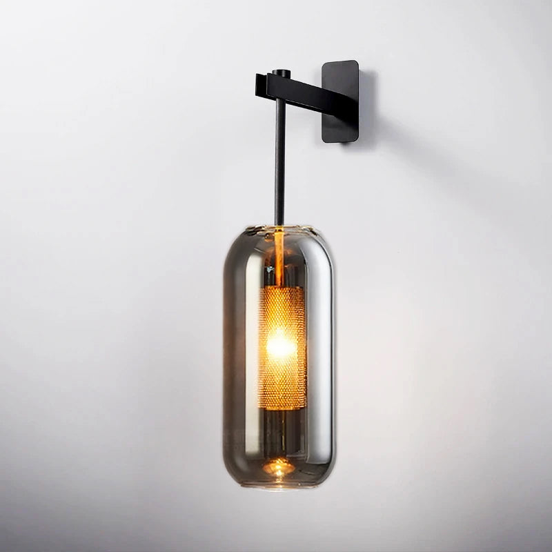 Post-modern Nordic Glass Wall Light lamp