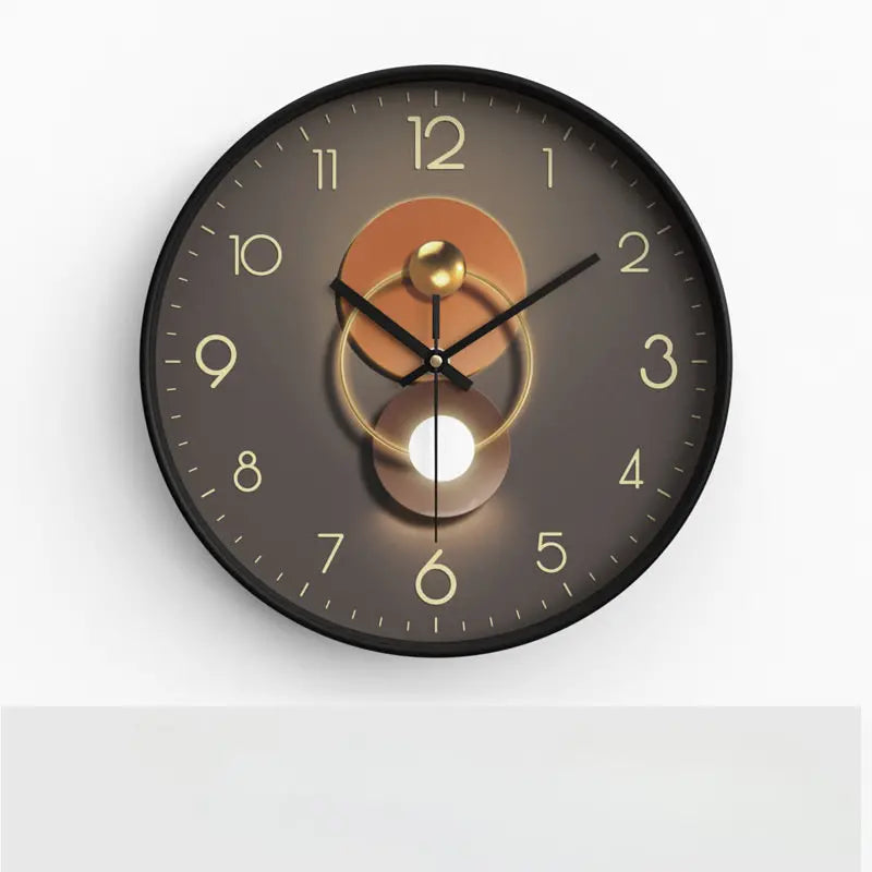 LumoTime - Trendy Wall Clock for Living Room and Bedroom