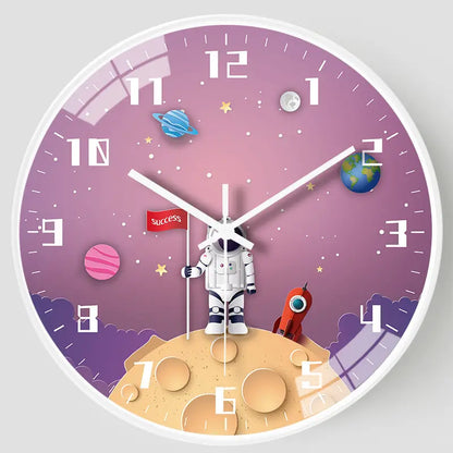 Luxury Wall Clock with Crystal Strip