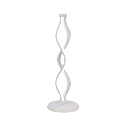 LightElegance - White Spiral LED Table Lamp