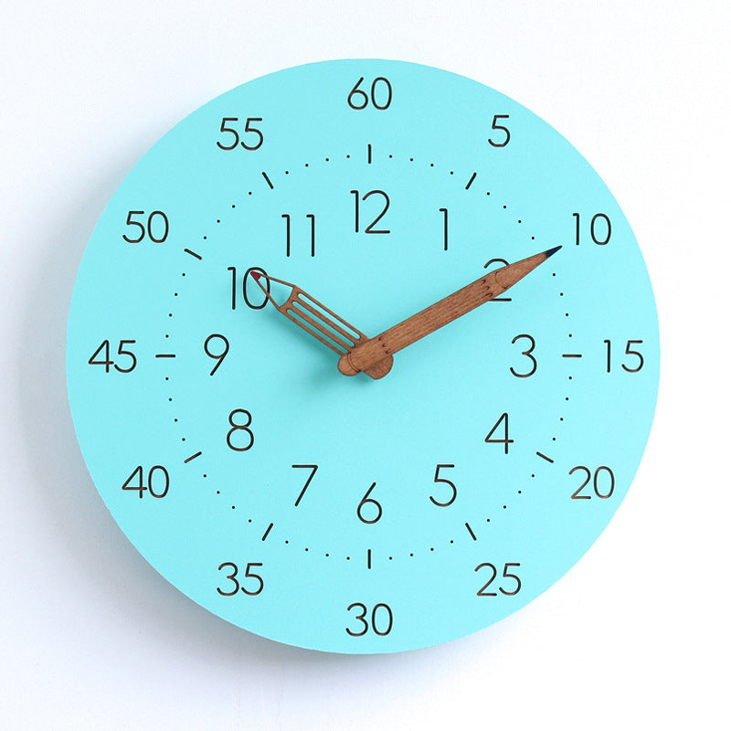 Children's Wall Decoration Clock - Silent and Colorful