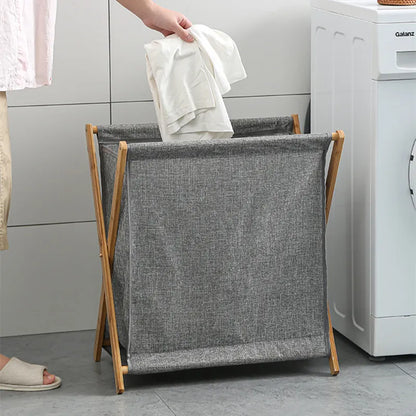 Laundry Basket - Solid Wood