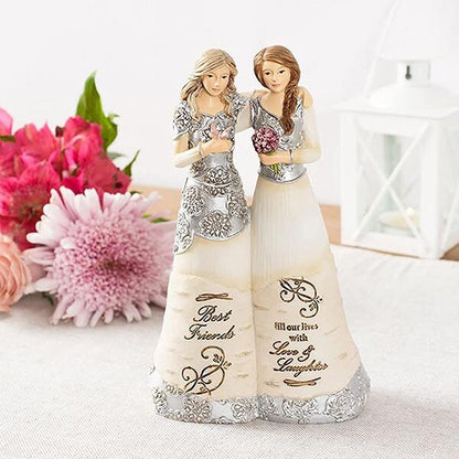 Celebrating Friendship Gifts Statue - Hand-Painted Sculptures Ornament