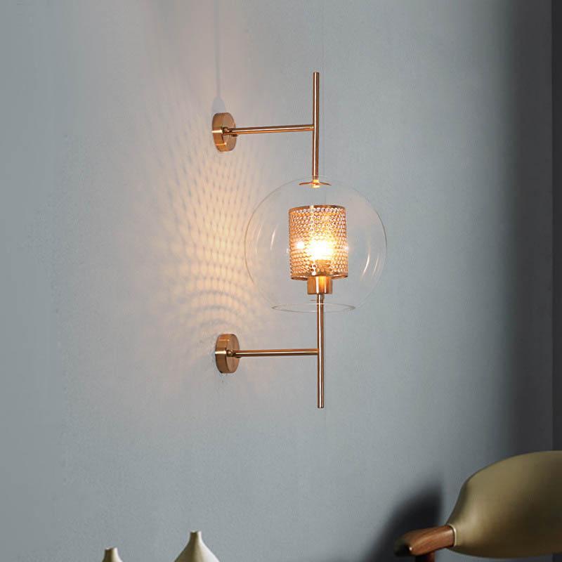 Honeycomb Radiance Orb Sconce | Wall light lamp