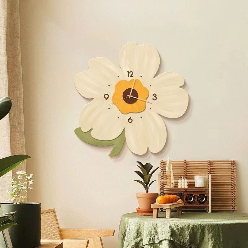 FloraTime - Creative flower wall clock