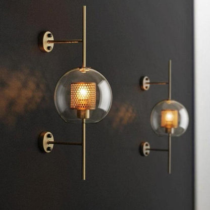 Honeycomb Radiance Orb Sconce | Wall light lamp