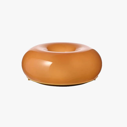 Donut Lamp – LED Dimmable Orange Table & Wall Lamp, Energy-Efficient Glass Light for Living Room, Bedroom, Dorm