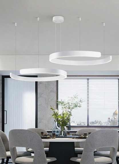 NordicGlow - Round LED Chandelier for Living Room