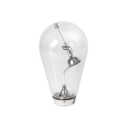 LumiMagnet - Glass Table Lamp with Industrial Magnetic Control and Touch Dimmer