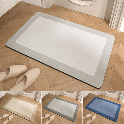 Non-Slip Minimalism Bathroom Floor Mat - Super Absorbent, Easy to Clean