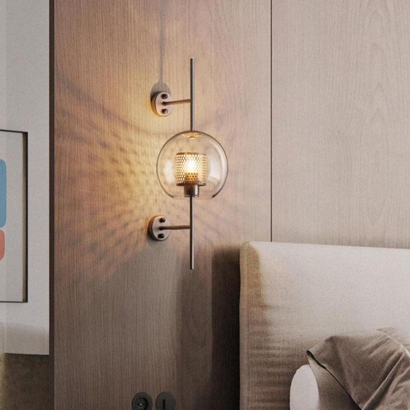 Honeycomb Radiance Orb Sconce | Wall light lamp