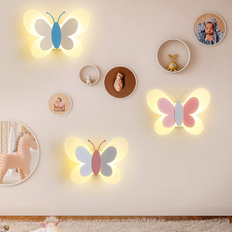 LuminoArt - Creative Butterfly LED Wall Lamp with 1 Light of Acrylic