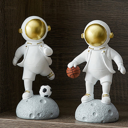 Astronaut Athlete Decor Figurine