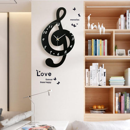 HarmonyTime - Musical G Clef Wall Clock