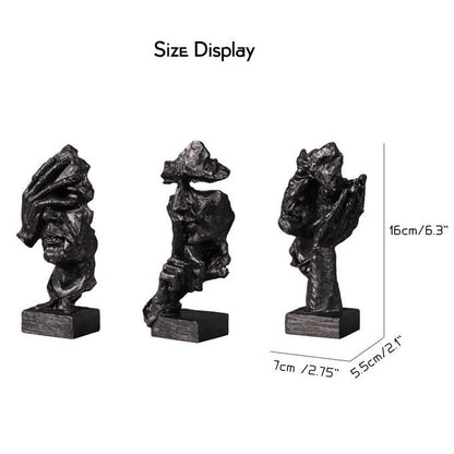 Hear/Speak/See No Evil Figurines