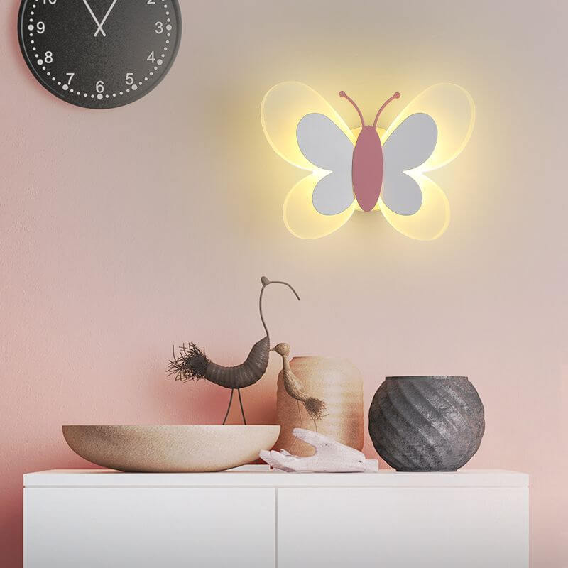 LuminoArt - Creative Butterfly LED Wall Lamp with 1 Light of Acrylic