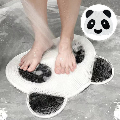 Cute Panda Silicone Bath Massage Mat with Suction Cups