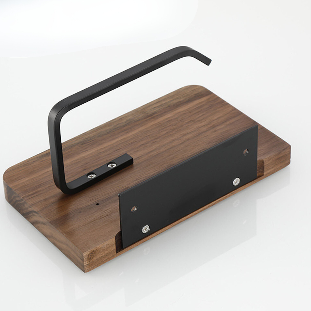 Toilet paper holder | Made from natural walnut wood